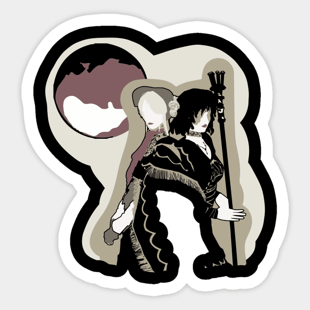 Blood Maidens Sticker by hoodwinkedfool